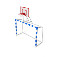 Ворота 3х2 м, с баскетбольным фанерным щитом