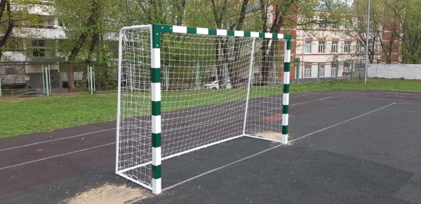 Ворота для мини-футбола/гандбола 3х2 м, на стаканах, профиль 80х80 мм фото